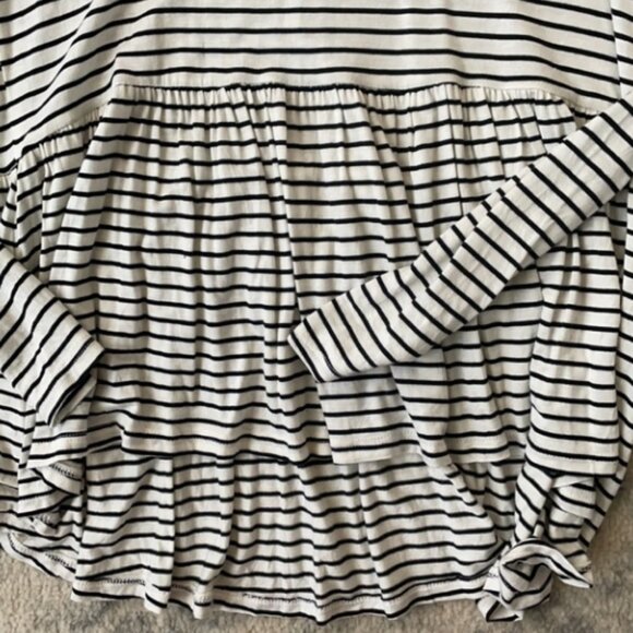 BP Peplum Striped Top - XS - Picture 3 of 5